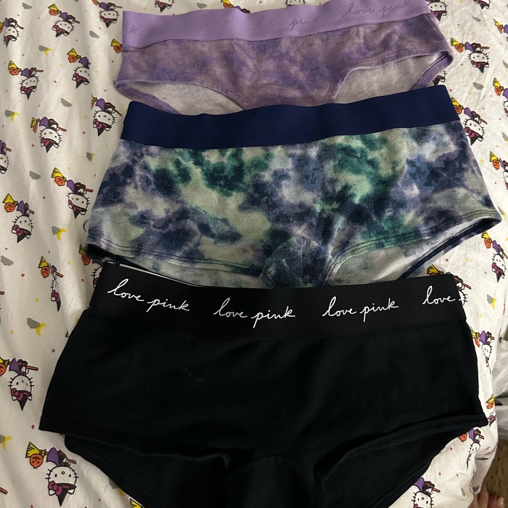 pink boyshorts underwear size xs never worn